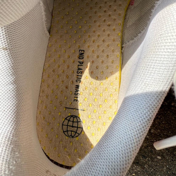 Adidas Women's White and Bright Pink Sneakers - Picture 10 of 13